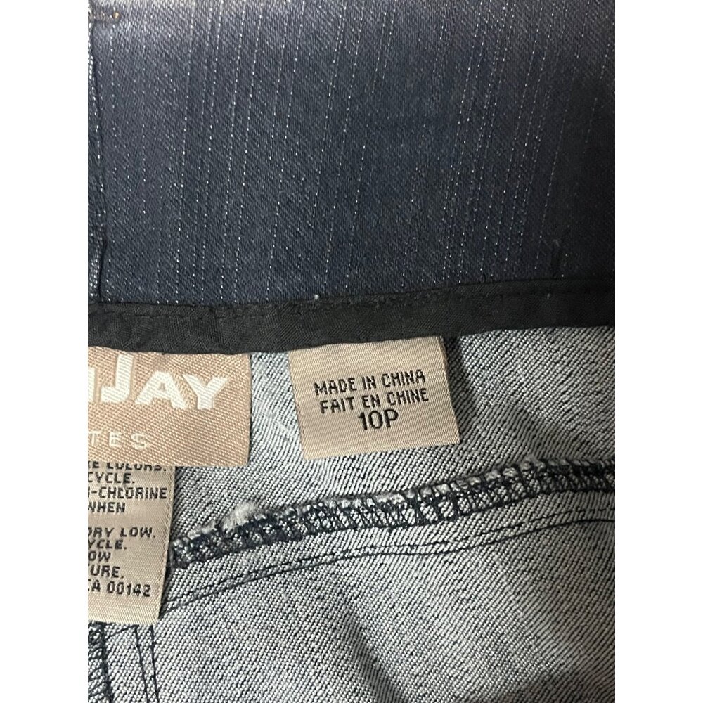 TanJay Women's Petites Dark Wash Denim Bootcut Jeans, Size 10P - Picture 10 of 16